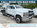 New 2024 Chevrolet Silverado 5500 Work Truck Crew Cab 4x2, CM Truck Beds TM Model Flatbed Truck for sale #RH683444 - photo 1