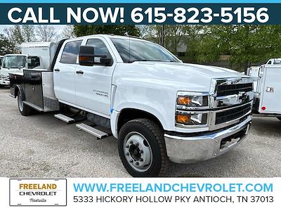 New 2024 Chevrolet Silverado 5500 Work Truck Crew Cab 4x2, CM Truck Beds TM Model Flatbed Truck for sale #RH688525 - photo 1