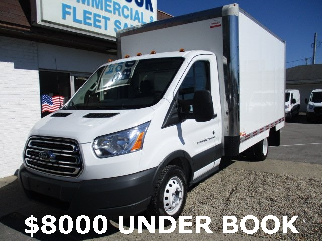 2018 ford transit hot sale cutaway box truck