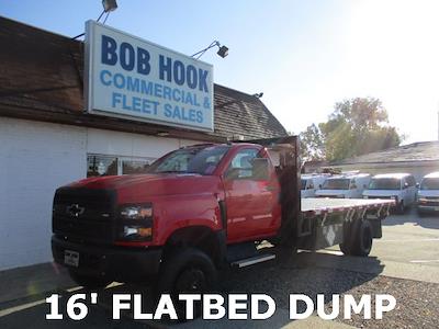 2019 Chevrolet Silverado 6500 Regular Cab DRW 4x4, Flatbed Truck for sale #12310T - photo 1