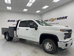 New 2024 Chevrolet Silverado 3500 Work Truck Crew Cab 4x4, 9' 4" Knapheide PGTD Gooseneck Flatbed Truck for sale #240863 - photo 4