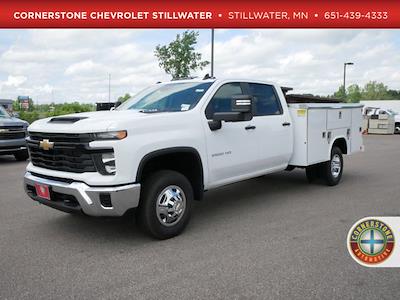 New 2024 Chevrolet Silverado 3500 Work Truck Crew Cab 4WD, Reading Classic II Aluminum Service Truck for sale #C240228 - photo 1