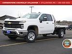 New 2024 Chevrolet Silverado 2500 Work Truck Double Cab 4WD, 8' 6" Scott-Lite Flatbed Truck for sale #C240429 - photo 1