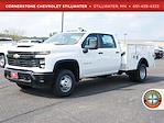 New 2024 Chevrolet Silverado 3500 Work Truck Crew Cab 4WD, 8' 2" Reading Classic II Aluminum Service Truck for sale #C240494 - photo 1