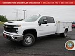 New 2024 Chevrolet Silverado 3500 Work Truck Crew Cab 4WD, Reading Classic II Aluminum Service Truck for sale #C240675 - photo 1