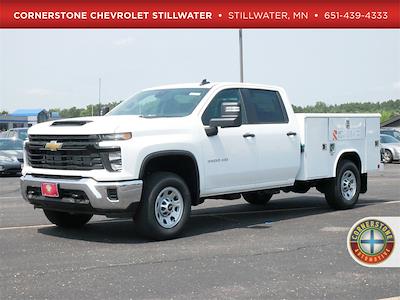 New 2024 Chevrolet Silverado 3500 Work Truck Crew Cab 4WD, 8' 2" Reading Classic II Steel Service Truck for sale #C240827 - photo 1