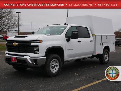 New 2024 Chevrolet Silverado 3500 Work Truck Crew Cab 4WD, 8' Reading Classic II Aluminum Service Truck for sale #C240898 - photo 1