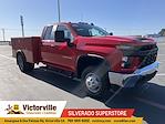 Used 2022 Chevrolet Silverado 3500 Work Truck Double Cab 4x2, Reading Classic II Steel Service Truck for sale #T76901 - photo 1