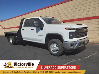 2024 Chevrolet Silverado 3500 Crew Cab 4x4, Bedrock Diamond Series Flatbed Truck for sale #F241137 - photo 1