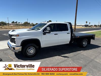 2024 Chevrolet Silverado 3500 Crew Cab 4x4, Bedrock Diamond Series Flatbed Truck for sale #F242519 - photo 1