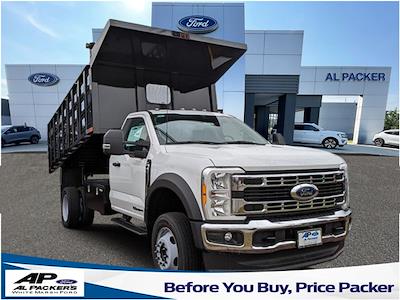 New 2023 Ford F-550 XL Regular Cab 4WD, 12' PJ's Stake Bed for sale #PDA15087 - photo 1