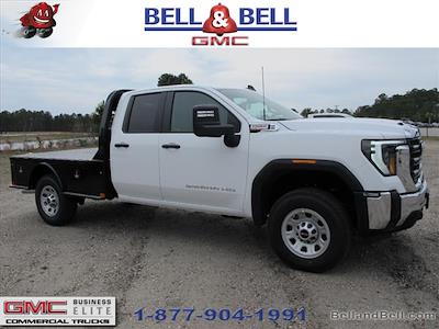 2024 GMC Sierra 3500 Double Cab 4WD, CM Truck Beds SK Model Flatbed Truck for sale #G22454 - photo 1