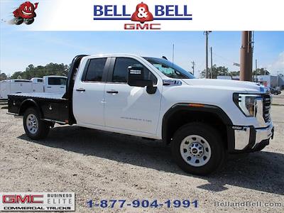 2024 GMC Sierra 3500 Double Cab 4WD, CM Truck Beds SK Model Flatbed Truck for sale #G22482 - photo 1