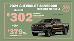 2024 Chevrolet Silverado 1500 Crew Cab 4x4, Pickup for sale #43081 - photo 3