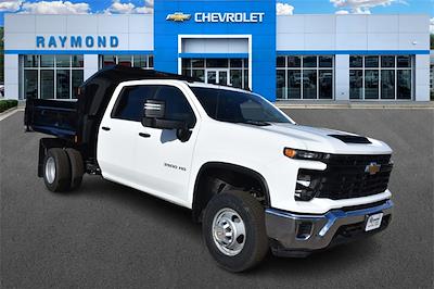 New 2024 Chevrolet Silverado 3500 Work Truck Crew Cab 4x4, 9' Crysteel E-Tipper Dump Truck for sale #46186 - photo 1