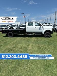 New 2024 Chevrolet Silverado 5500 Work Truck Crew Cab 4WD, CM Truck Beds SK Model Flatbed Truck for sale #241356 - photo 1