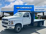 New 2023 Chevrolet Silverado 5500 Work Truck Regular Cab RWD, Flatbed Truck for sale #M403682 - photo 4