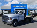 2023 Chevrolet Silverado 5500 Regular Cab DRW RWD, Flatbed Truck for sale #M540585 - photo 4