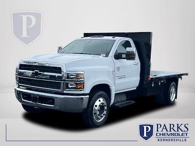 New 2024 Chevrolet Silverado 5500 Work Truck Regular Cab 4x2, PJ's Platform Body Flatbed Truck for sale #FK6773 - photo 1