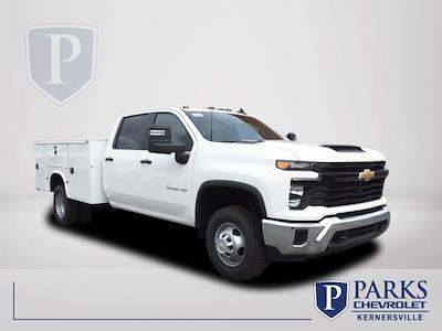 New 2024 Chevrolet Silverado 3500 Work Truck Crew Cab 4x2, 9' Knapheide Steel Service Body Service Truck for sale #FK8100 - photo 1