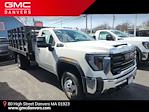 New 2024 GMC Sierra 3500 Pro Regular Cab RWD, Stake Bed for sale #24185 - photo 3