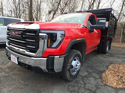 New 2025 GMC Sierra 3500 Pro Regular Cab 4WD, 9' 5" Dejana Truck & Utility Equipment DynaPro Landscape Dump for sale #25078 - photo 2