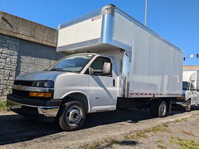 New 2024 Chevrolet Express 3500 Work Truck Regular Cab RWD, 17' Morgan Truck Body Parcel Aluminum Box Van for sale #RN011101 - photo 1