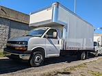 New 2024 Chevrolet Express 3500 Work Truck Regular Cab RWD, 17' Morgan Truck Body Parcel Aluminum Box Van for sale #RN011101 - photo 1