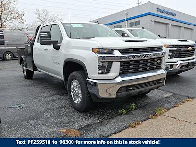 New 2023 Chevrolet Silverado 3500 LT Crew Cab 4WD, Bedrock Marble Series Flatbed Truck for sale #C235030 - photo 1