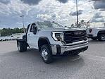 New 2024 GMC Sierra 3500 Pro Regular Cab 4WD, 9' 6" Blue Ridge Manufacturing Rodeo Flatbed Truck for sale #243334 - photo 1
