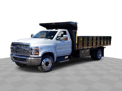 New 2022 Chevrolet Silverado 6500 Regular Cab 4x2, PJ's Truck Bodies Platform Body Flatbed Truck for sale #220017 - photo 1