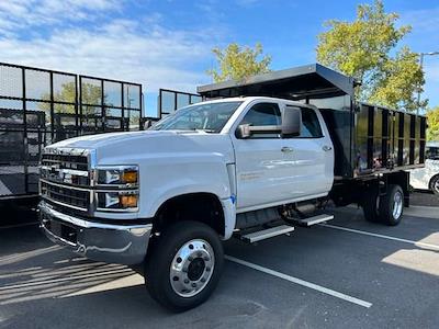 New 2024 Chevrolet Silverado 5500 Work Truck Crew Cab 4x4, 12' PJ's Landscape Dump for sale #243361 - photo 1