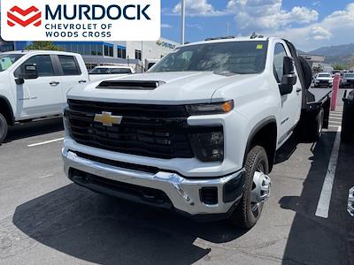 New 2024 Chevrolet Silverado 3500 Work Truck Regular Cab 4WD, Flatbed Truck for sale #T42006 - photo 1