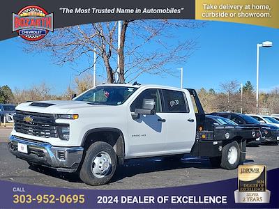 New 2024 Chevrolet Silverado 3500 Work Truck Crew Cab 4WD, Flatbed Truck for sale #24T1250 - photo 1