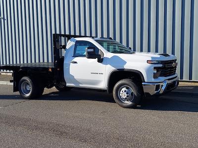 New 2024 Chevrolet Silverado 3500 Work Truck Regular Cab 4x4, Flatbed Truck for sale #FCHR1041 - photo 1