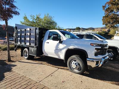 2024 Chevrolet Silverado 3500 Regular Cab 4x4, Rugby Series 2000 Stake Bed for sale #C249584 - photo 1