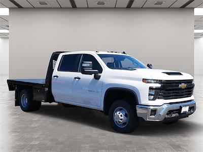 New 2024 Chevrolet Silverado 3500 Work Truck Crew Cab 4x4, 9' 6" Knapheide PGTB Utility Gooseneck Flatbed Truck for sale #28834 - photo 1