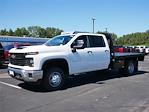 New 2024 Chevrolet Silverado 3500 Work Truck Crew Cab 4x4, 9' 6" Knapheide PGTB Utility Gooseneck Flatbed Truck for sale #28834 - photo 3