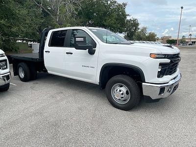 New 2024 Chevrolet Silverado 3500 Work Truck Crew Cab 4WD, Flatbed Truck for sale #C08044 - photo 1