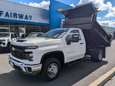 New 2024 Chevrolet Silverado 3500 Work Truck Regular Cab 4WD, 9' 6" Galion 100U Dump Truck for sale #32314 - photo 1