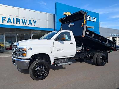 New 2024 Chevrolet Silverado 5500 Work Truck Regular Cab 4WD, Rugby Eliminator LP Steel Dump Truck for sale #32342 - photo 1