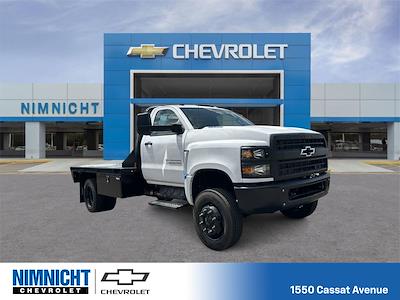 New 2024 Chevrolet Silverado 5500 LT Regular Cab 4x4, CM Truck Beds RD Model Flatbed Truck for sale #24C1303 - photo 1