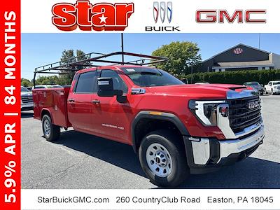 New 2024 GMC Sierra 3500 Pro Crew Cab 4x4, 8' 2" Reading Classic II Steel Service Truck for sale #140184 - photo 1