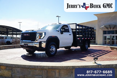 New 2024 GMC Sierra 3500 Pro Regular Cab RWD, Stake Bed for sale #RF141118 - photo 1