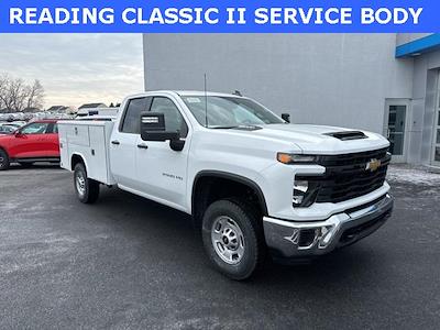 New 2024 Chevrolet Silverado 2500 Work Truck Double Cab RWD, 8' Reading Classic II Steel Service Truck for sale #240402 - photo 1