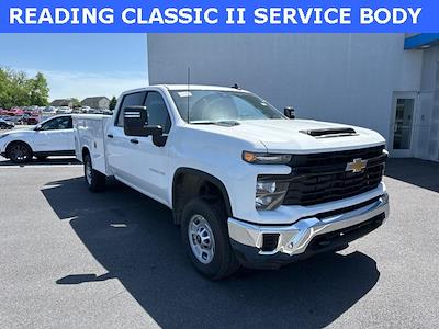 New 2024 Chevrolet Silverado 2500 Work Truck Crew Cab 4WD, Reading Classic II Steel Service Truck for sale #240754 - photo 1