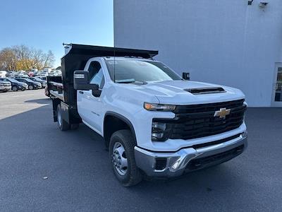 New 2025 Chevrolet Silverado 3500 Work Truck Regular Cab 4WD, 9' Crysteel E-Tipper Dump Truck for sale #250247 - photo 1