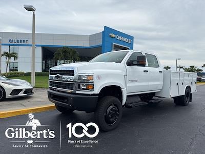 New 2024 Chevrolet Silverado 5500 Work Truck Crew Cab 4x4, 11' Reading SL Service Body Service Truck for sale #N4078C - photo 1