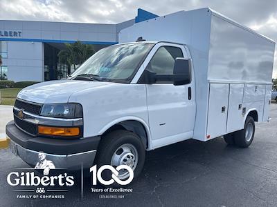 New 2024 Chevrolet Express 3500 Work Van Regular Cab RWD, 11' Reading Aluminum CSV Service Utility Van for sale #N4101C - photo 1