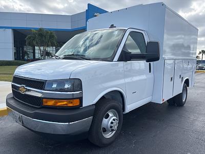 New 2024 Chevrolet Express 3500 Work Van Regular Cab RWD, 11' Reading Aluminum CSV Service Utility Van for sale #N4101C - photo 2